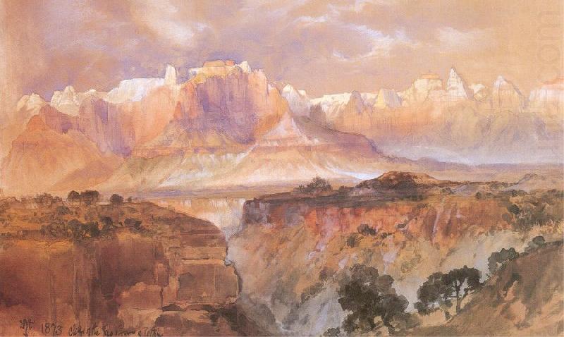 Moran, Thomas Cliffs of the Rio Virgin, South Utah oil painting picture